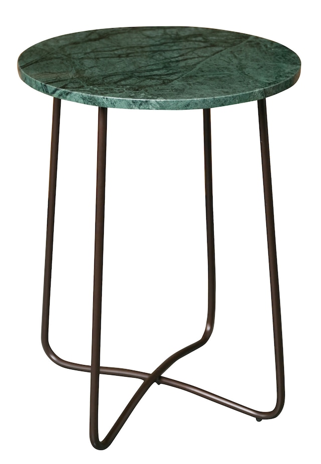 zuiver Beistelltisch rund EMERALD 41 cm Marmor grün