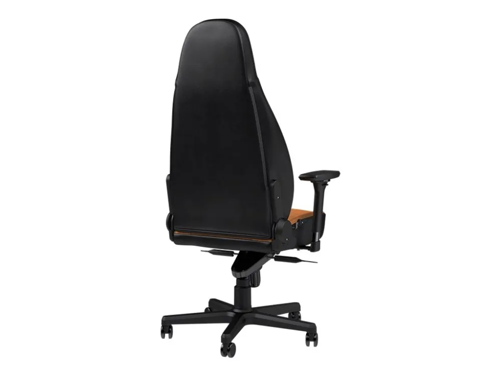 noblechairs ICON, Real Leather - Cognac / Black Gamer Stol - Brun / Sort - Læder - Op til 150 kg