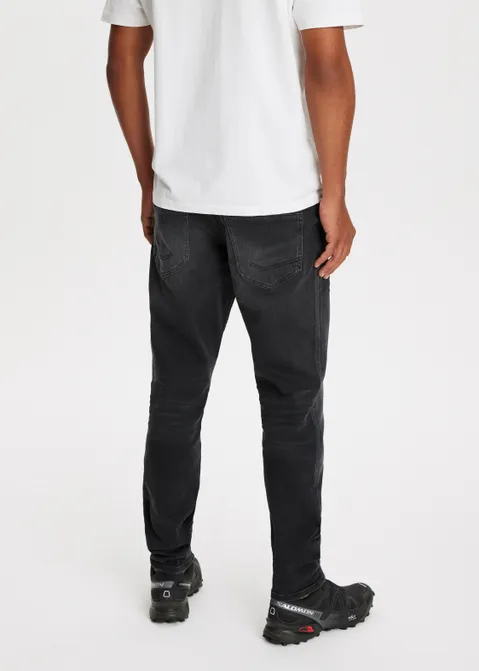 Heaton sweat regular jeans zwart (ZW.USED)