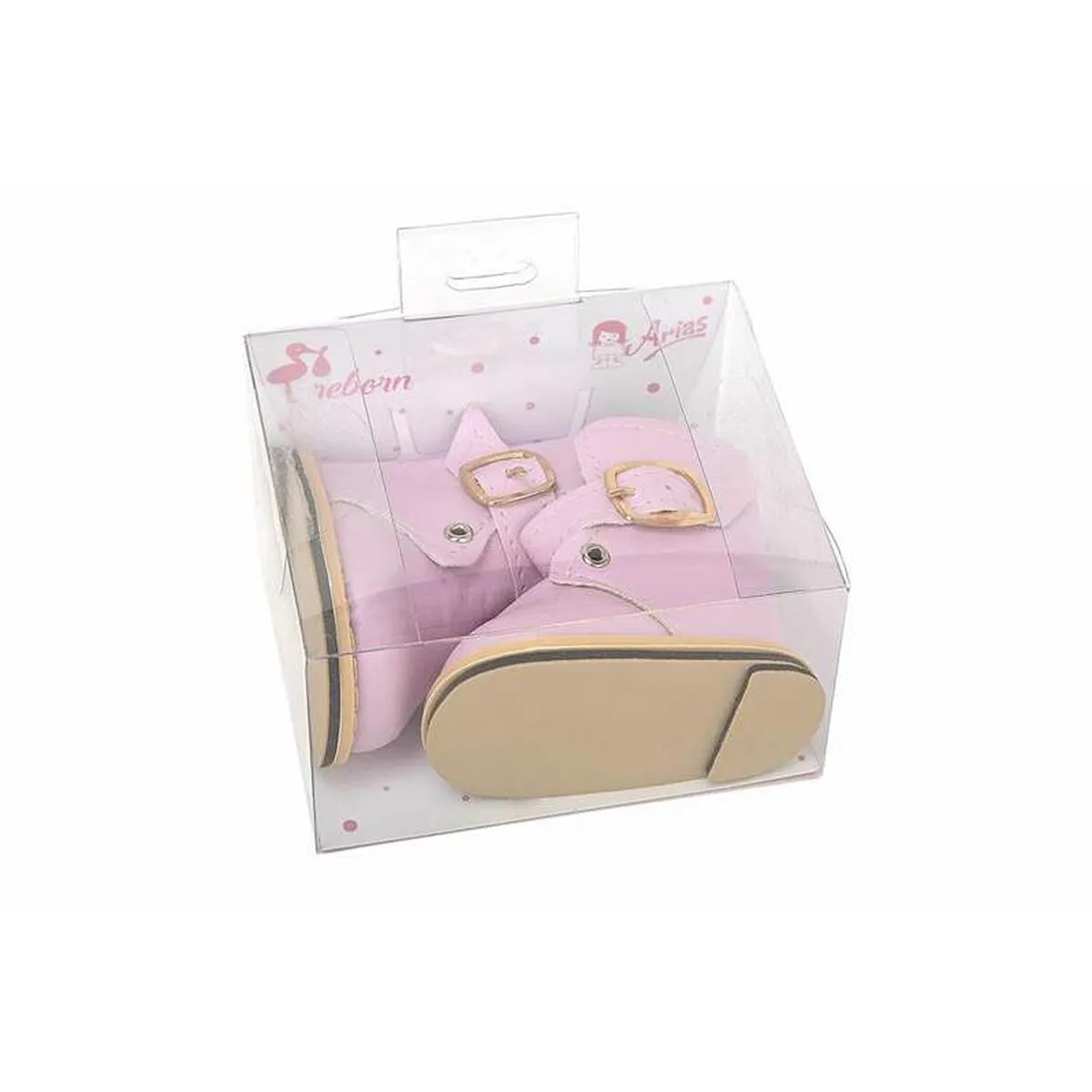 Arias Chaussures de Poupée Rose