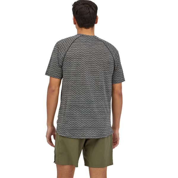 T-shirt trail PATAGONIA M'S RIDGE FLOW SHIRT BLACK