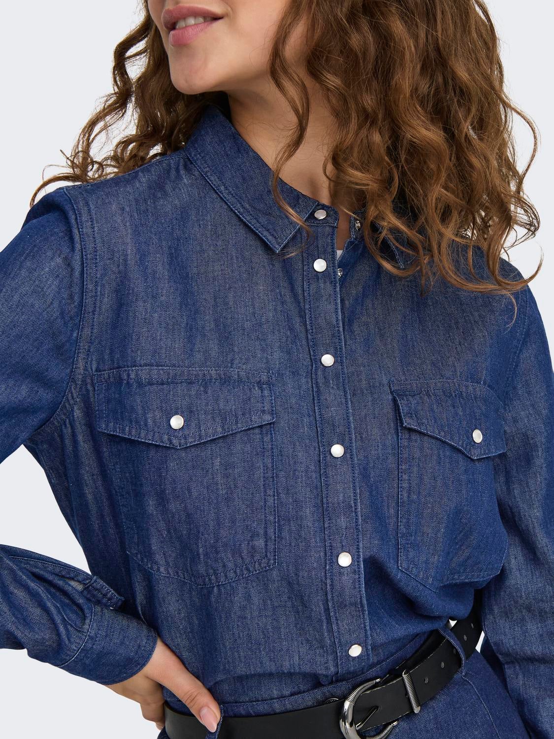 JDYKAI Hemd Medium Blue Denim