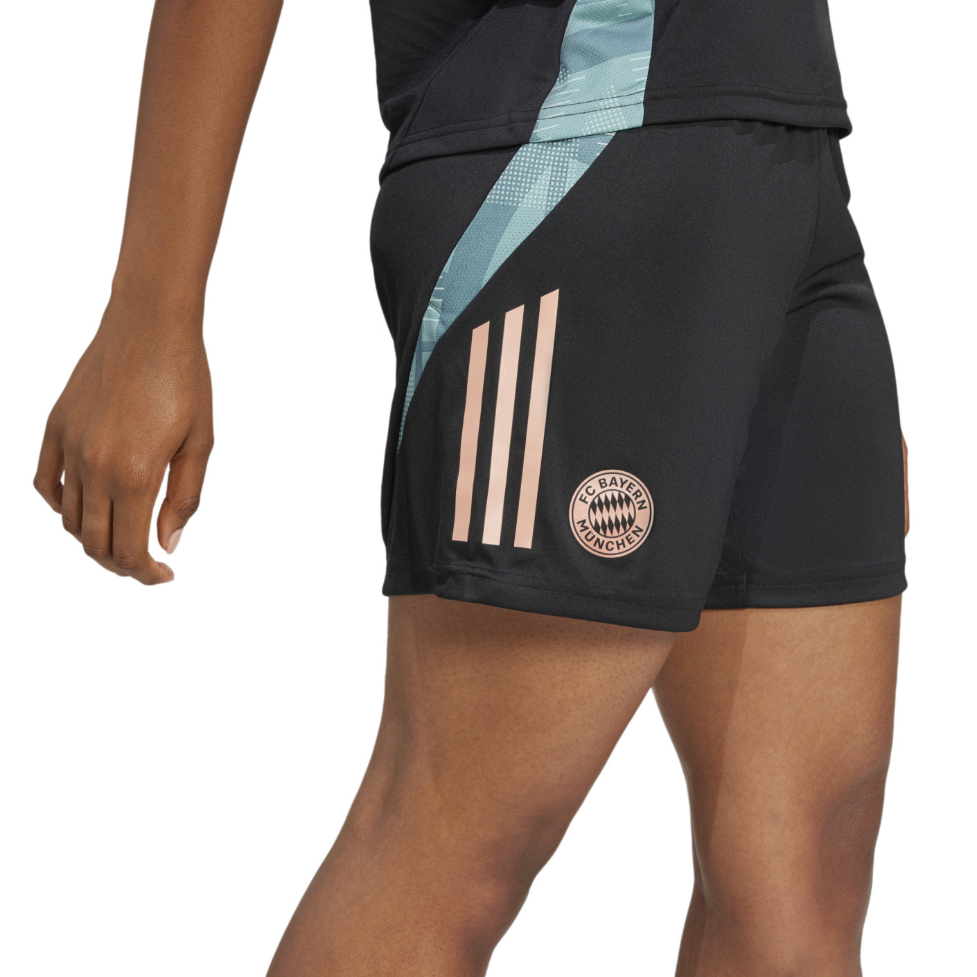 Adidas Bayern München Trainingsbroekje 2024-2025 Dames Zwart Groen Brons