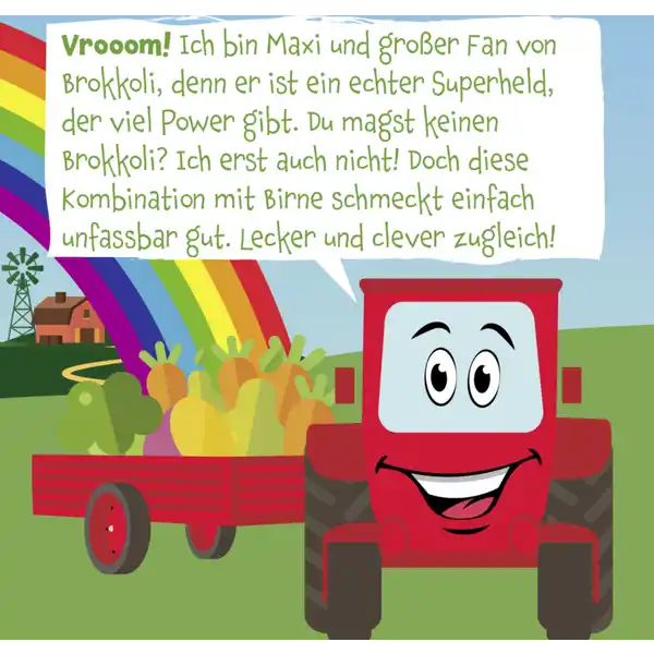 Bio Quetschie mit Karotte, Birne, Süßkartoffel & Brokkoli