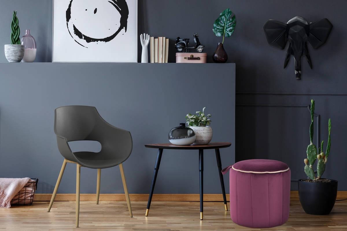 Kayoom Sitzhocker »Hocker Reese, Sitzhocker mit Komfort, samtweiche Oberfläche« 1 Stk. tlg. samtweich, dekorativ, detailreich, attraktive Farbgebung