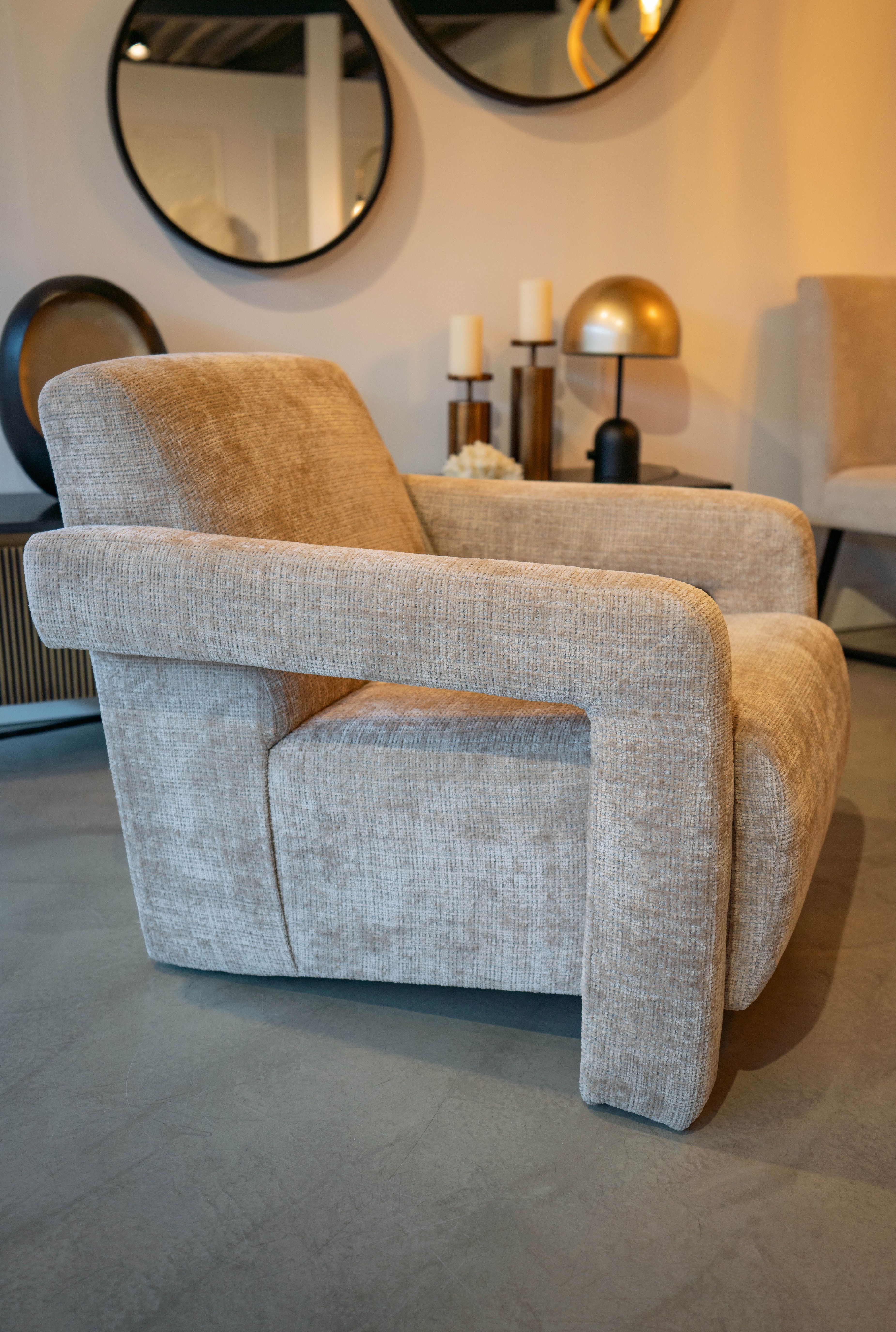 Fauteuil Nelio B78 x D94 x H82 cm