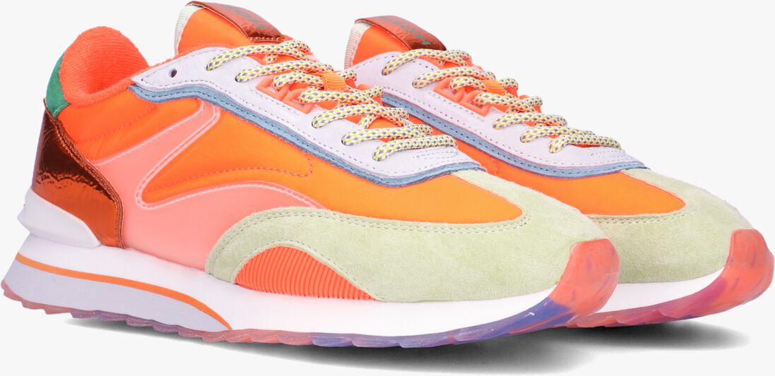 THE HOFF BRAND oranje the hoff brand lage sneakers passion fruit art