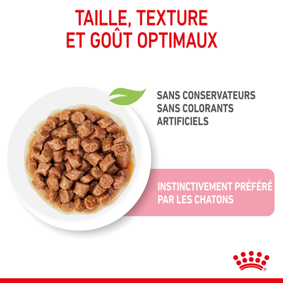 Bouchées en sauce chaton de 4 à 12 mois Kitten 12x85g