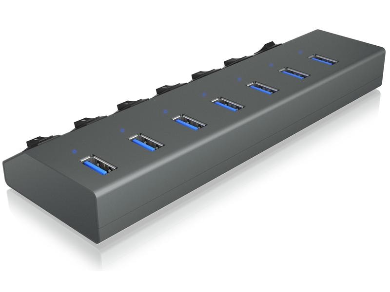 ICY BOX USB-Hub IB-HUB1701-C3 7-Port USB-3.0-Hub