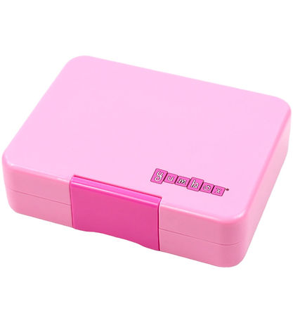 Yumbox Brotdose m. 3 Zimmer - Bento Snack - Power Pink/Rainbow