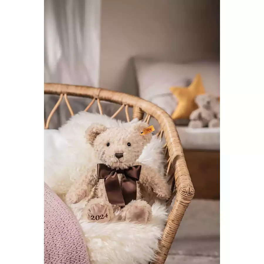 Steiff Soft Cuddly Friends Teddybär beige Cosy Year 2024, 34 cm