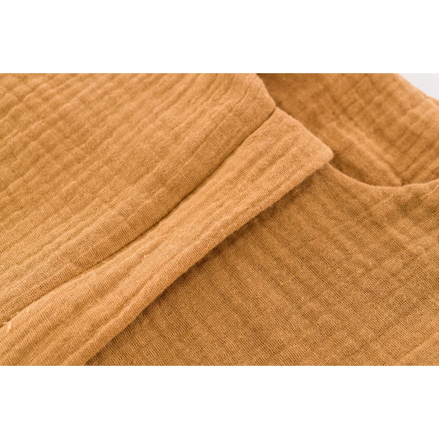 Träumeland Sommerschlafsack LIEBMICH Musselin braun