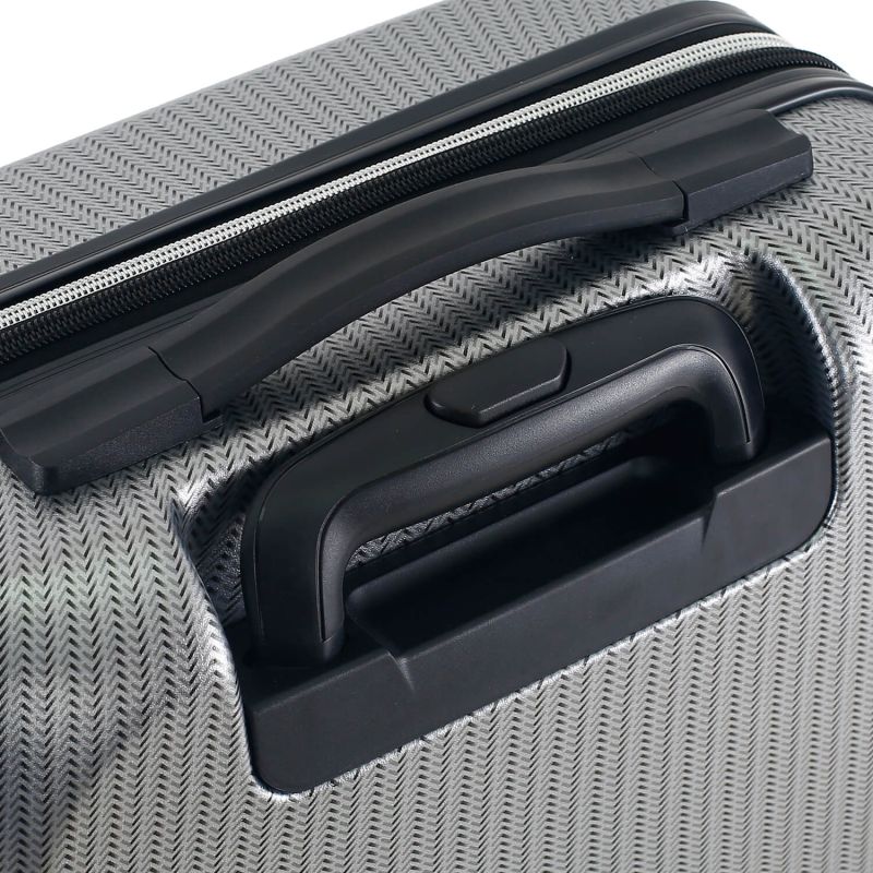 Valise cabine rigide 378 Extensible 55 cm Gris argenté