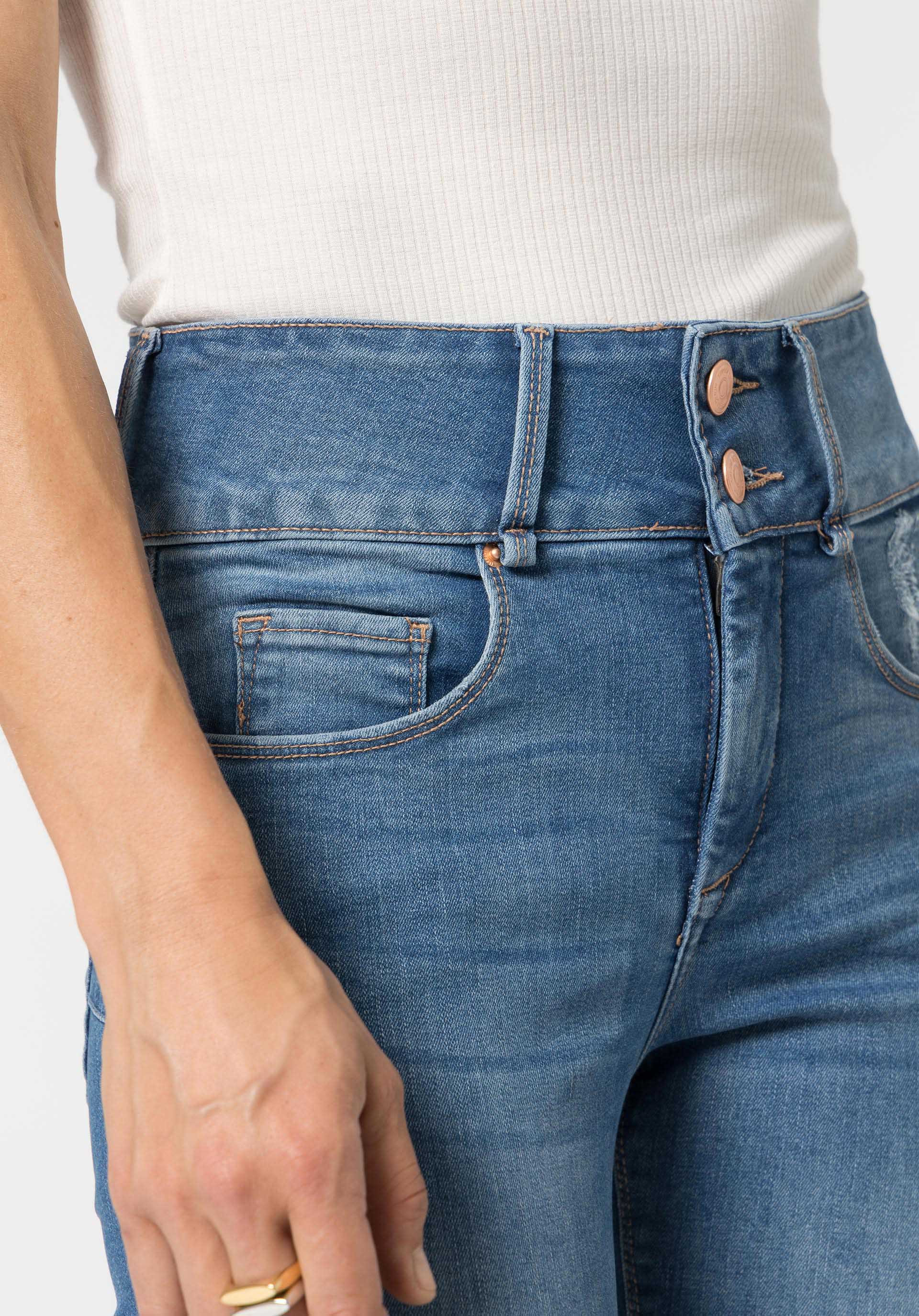 Jeans Double-up Skinny com Rasgões