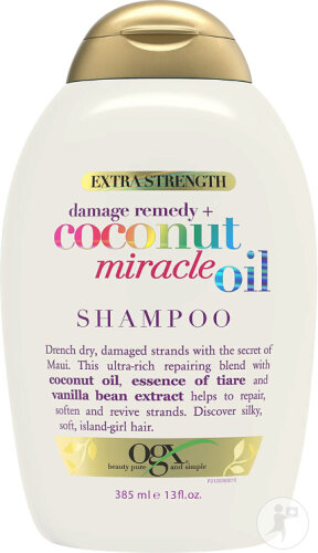 Ogx Shampoing Extra Strength Damage Remedy + Coconut Miracle Oil 385ml