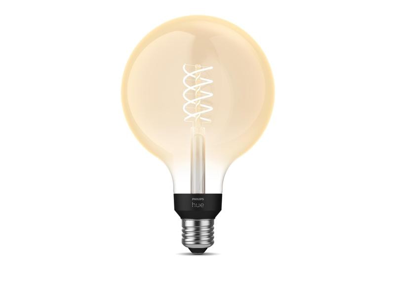 Philips Hue White E27 Einzelpack Giant Globe Filament 550 l Filament-Leuchtmittel mit E27 Sockel