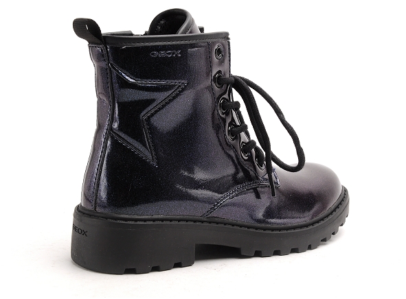 Geox boots bottine enfant jcasey fille j9420g violet
