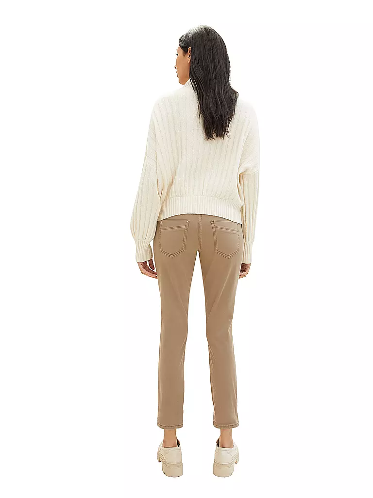 TOM TAILOR Hose Tapered Relaxed Fit camel