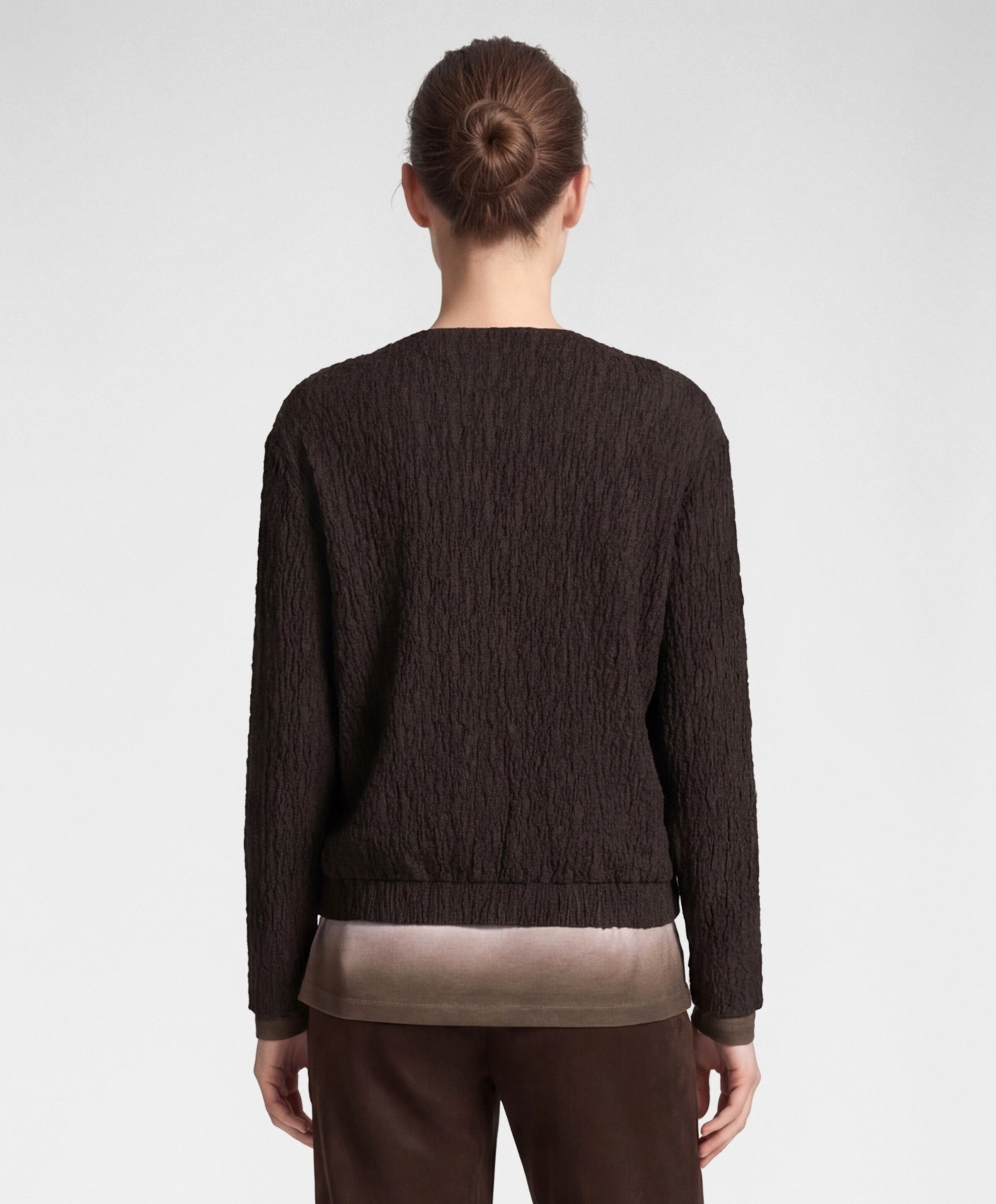 Rabe Dames vest bruin