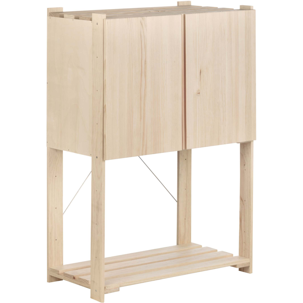 Etagère en pin massif nova 76.5 x 38.5 x 110 cm