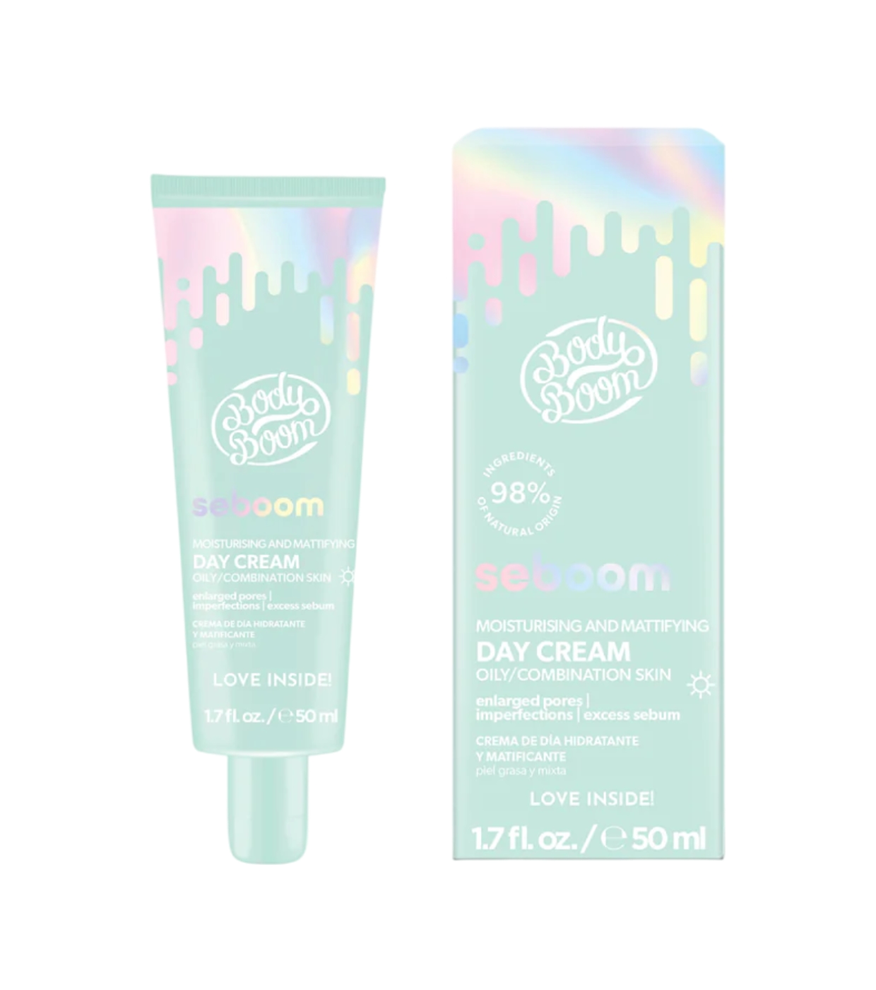 Bodyboom - *Seboom* - Creme de dia hidratante e matificante - Pele mista e oleosa