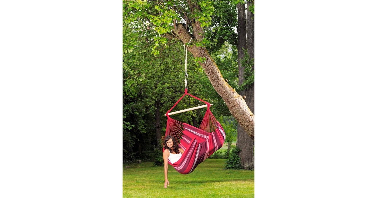 AmazonasHavanna Fuego hangstoel  (Rood)