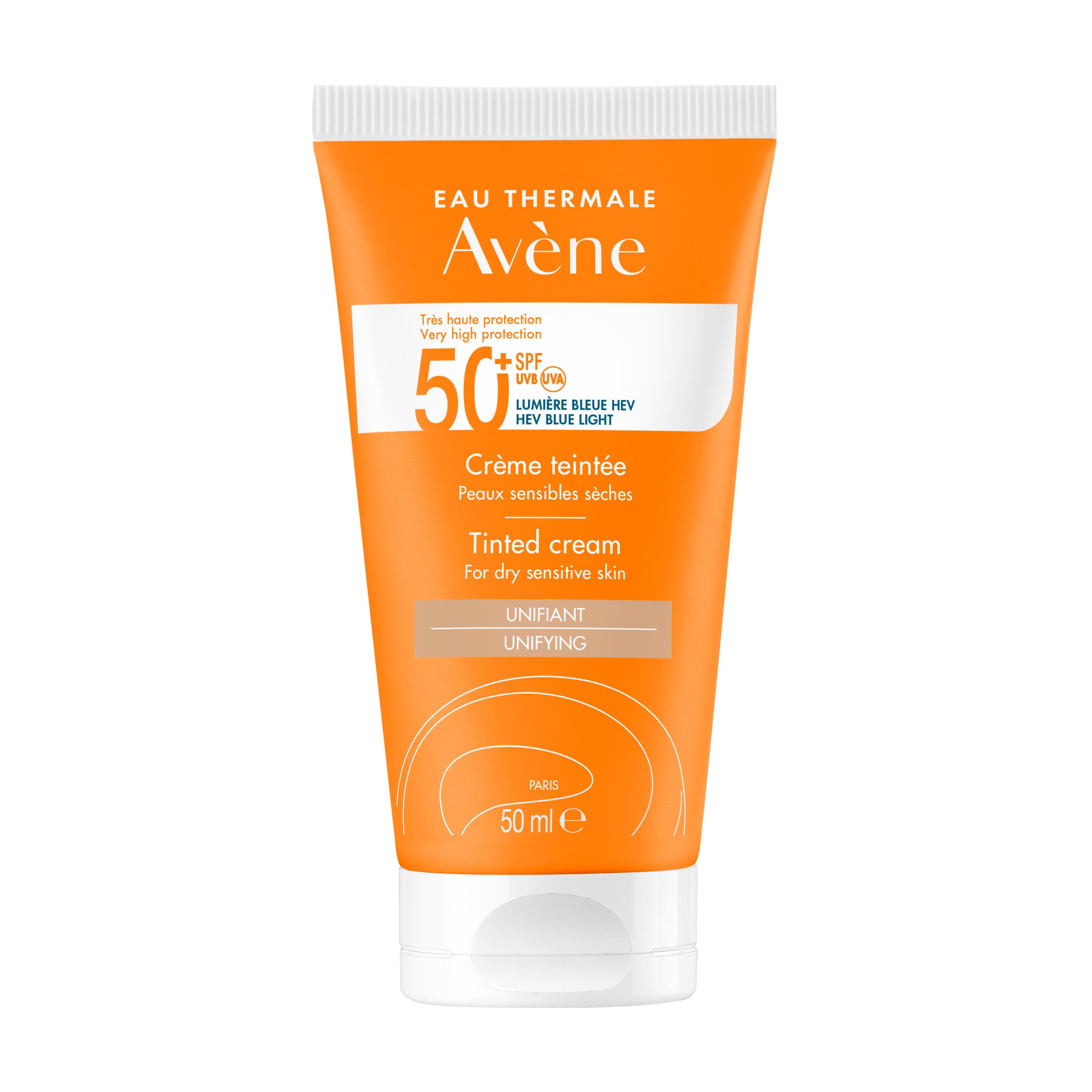 AVENE Sonnencreme<br>50 ml, Tube, Creme, getönt SPF50+