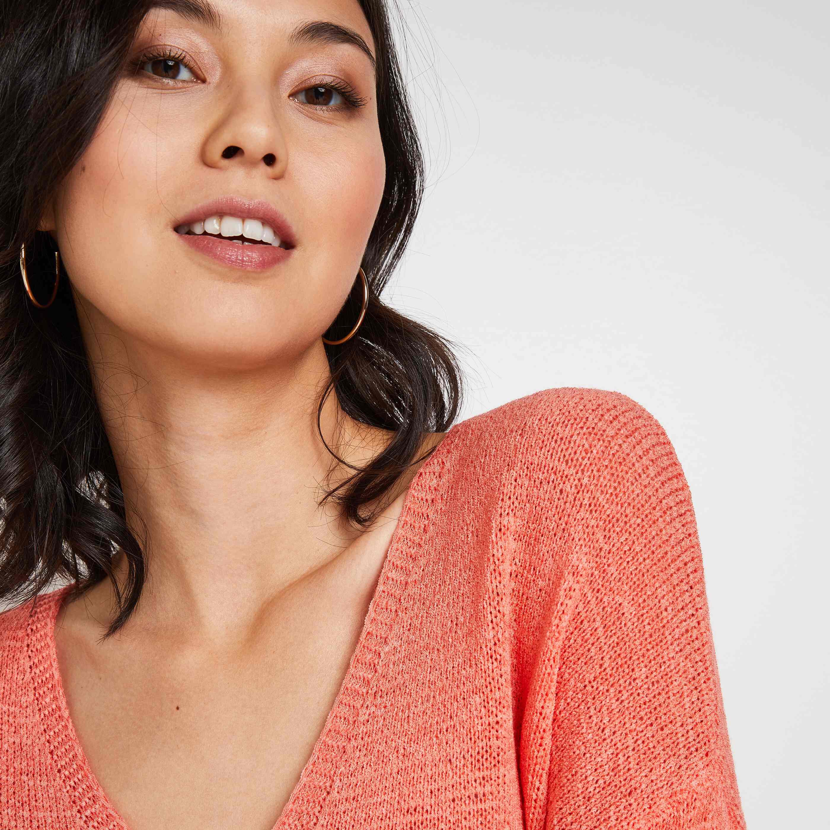 Pull maille col V - PECHE