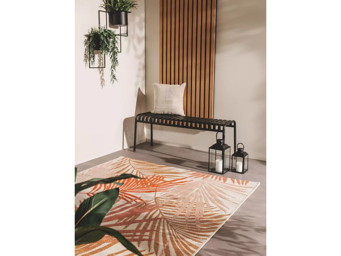 Tapis d'extérieur & intérieur Cleo Orange 80x150 cm