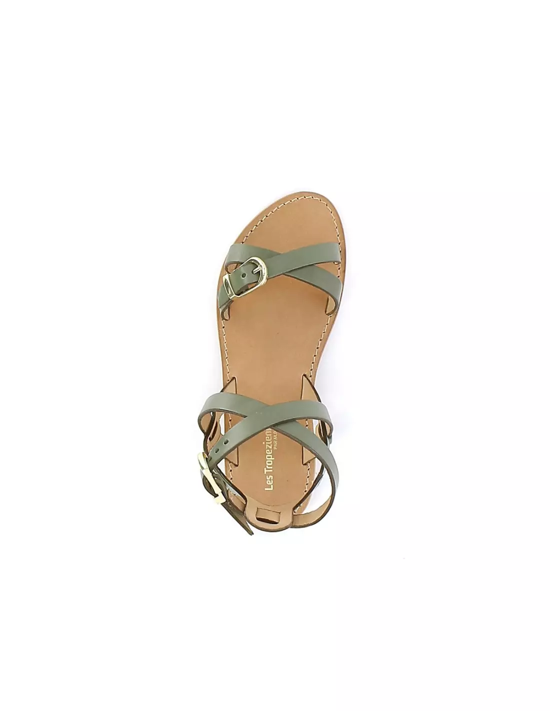 LES TROPEZIENNES HEPANA - Sandales & nu-pieds Tilleul