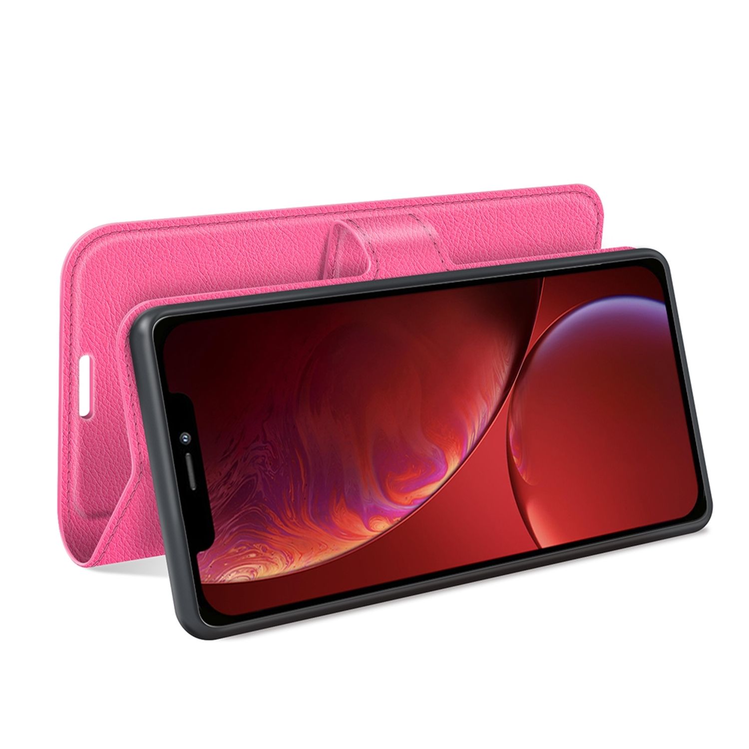 Hülle Handy Schutz für Apple IPhone 13 Case Cover Tasche Etuis Bumper Rosa Neu