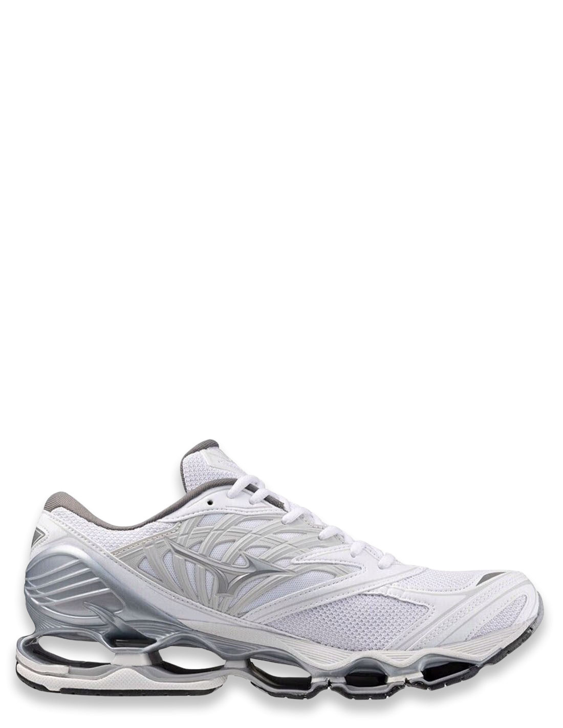mizuno Sneakers Homme Wave Prophecy Ls Blanc/Gris