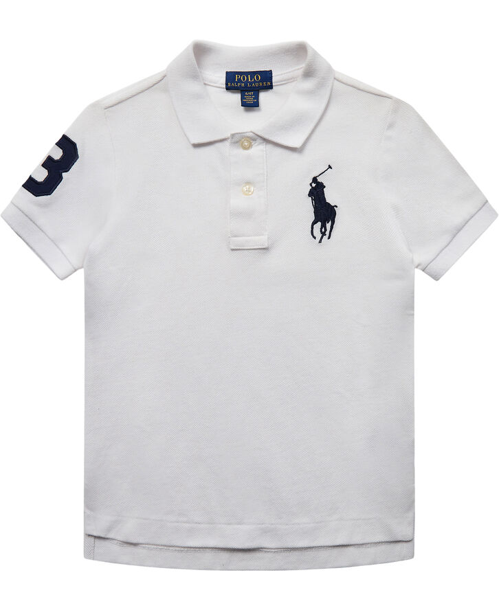 Polo Ralph Lauren BASIC MESH-SS KC-TP-KNT Hvid