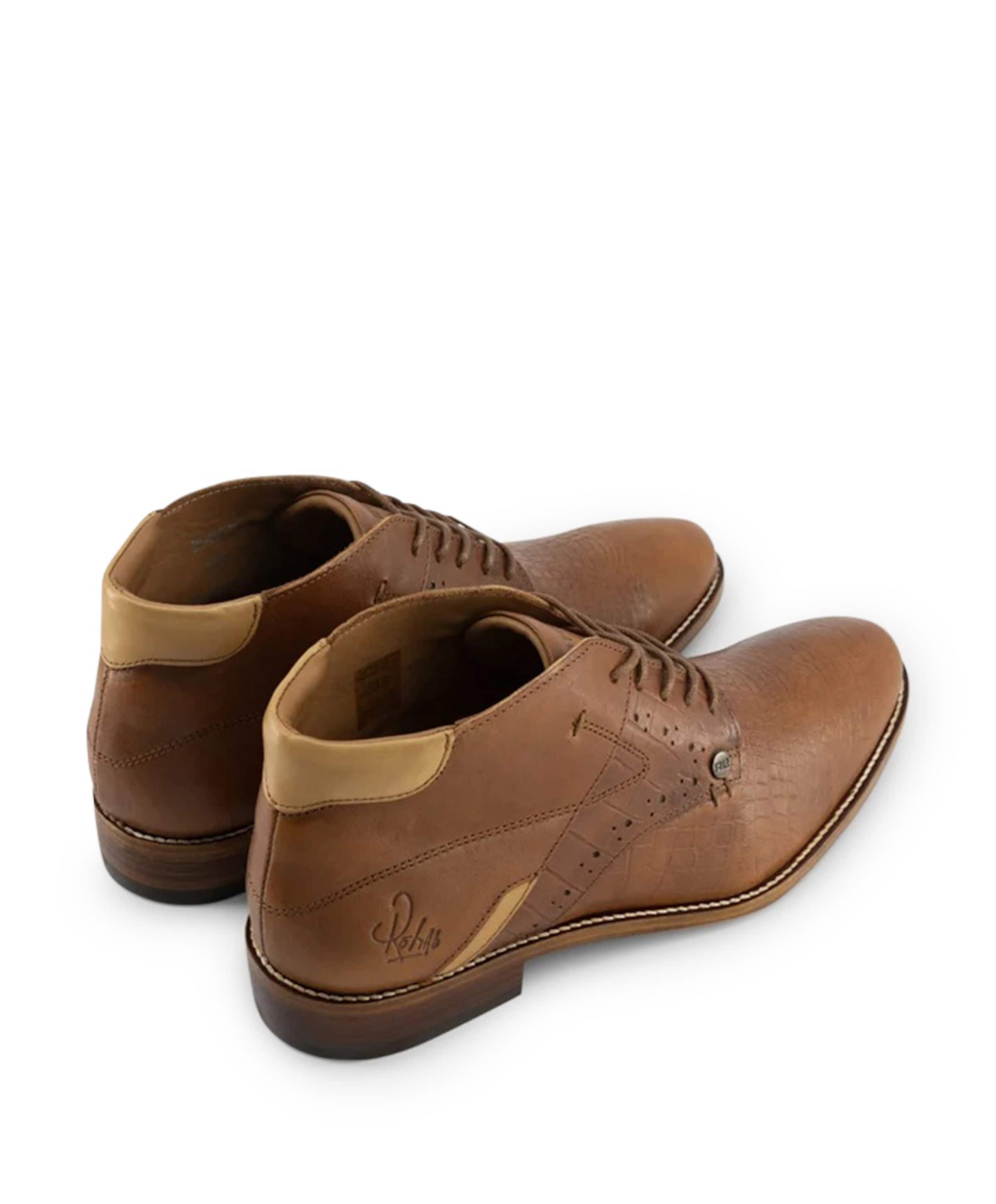 Rehab Adriano Croco boots bruin