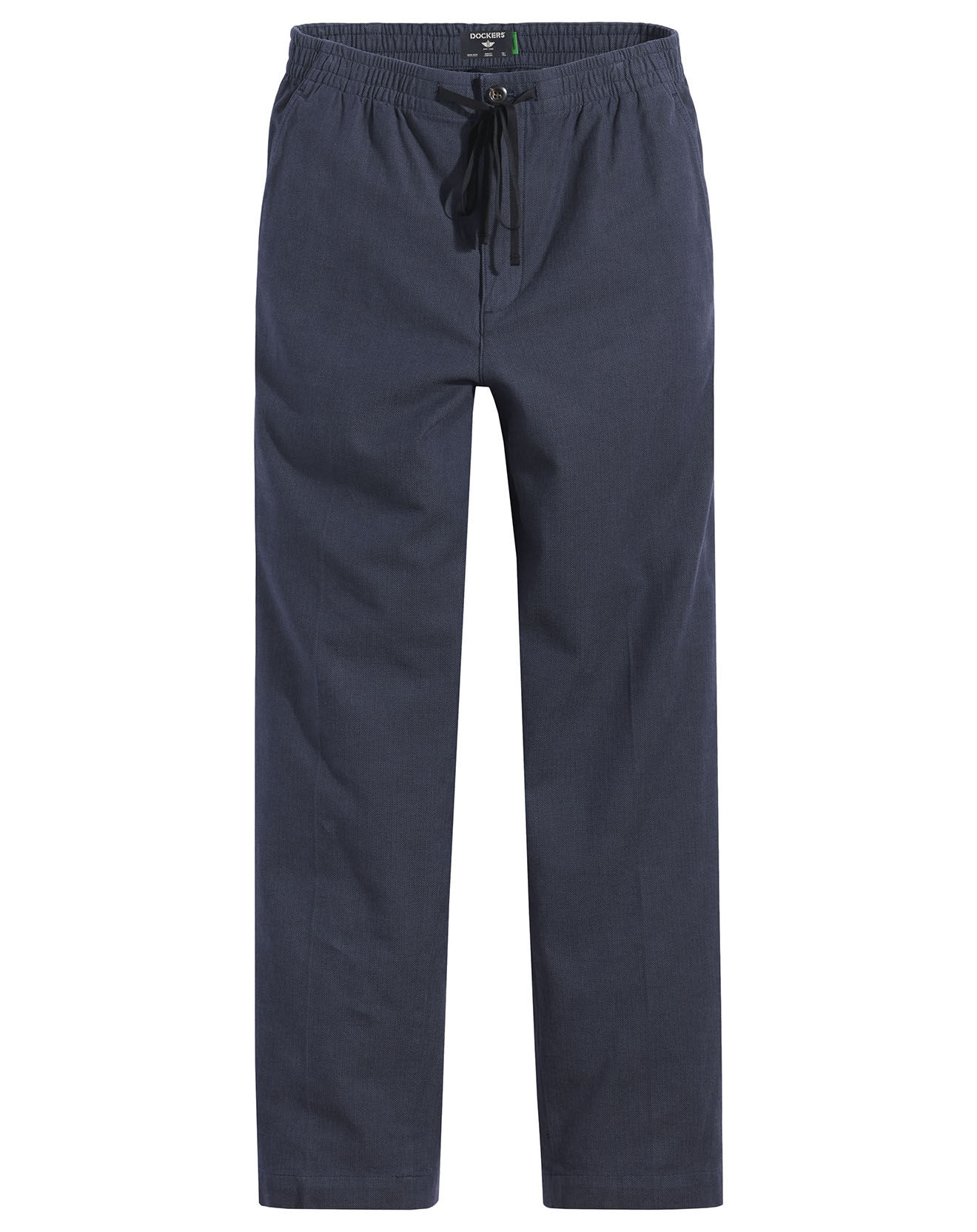 Dockers Pantalon en Coton Bio Pull On Tapered imprimé bleu marine