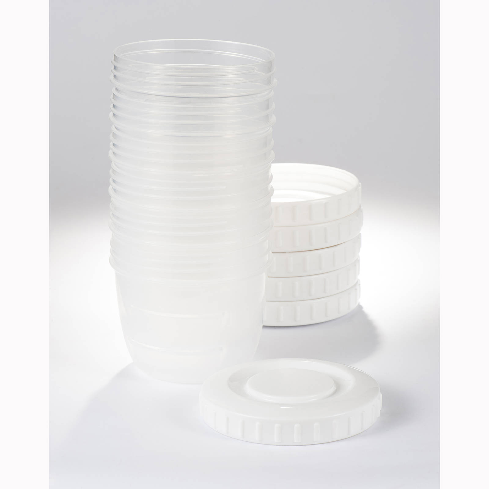 Difrax Moedermelk en Babyvoeding Bewaarbakjes - 6 Stuks