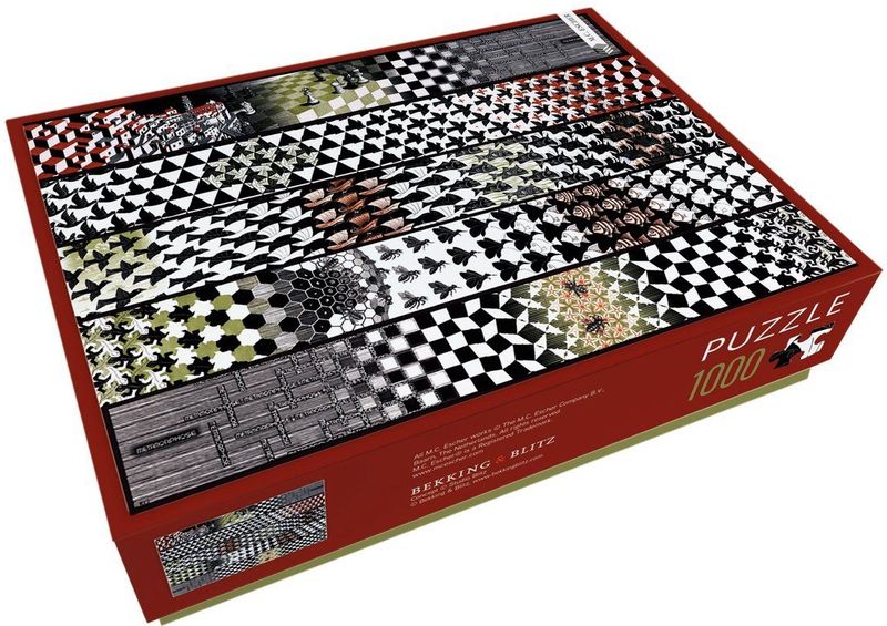 Puzzel 1.000 st Metamorphose lll M.C. Escher