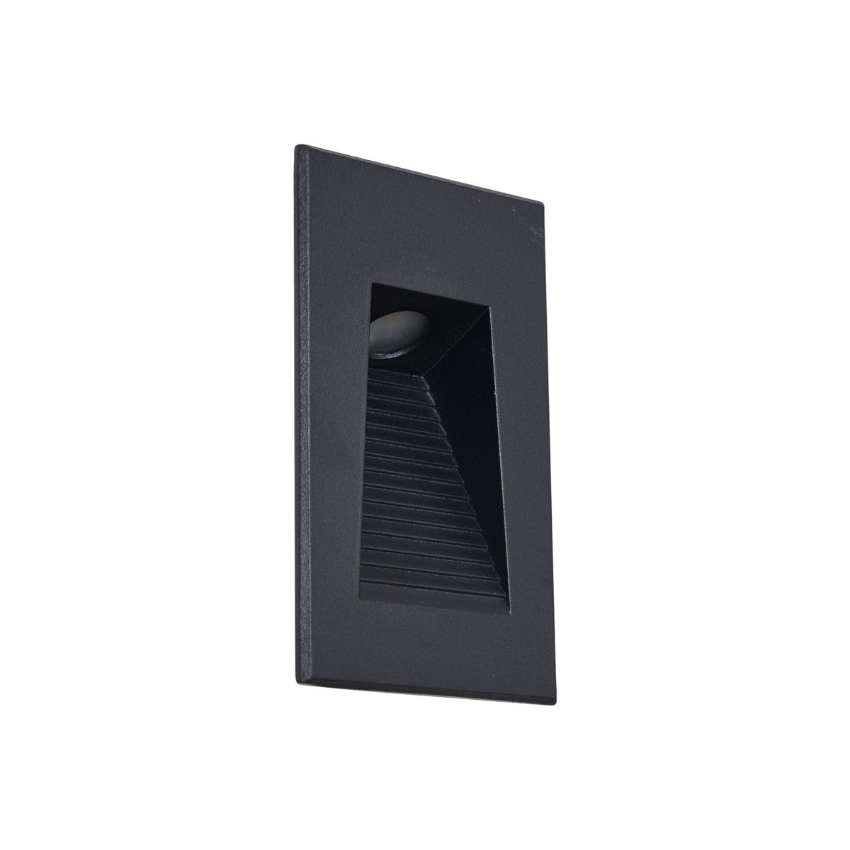 Moderne inbouw wandlamp zwart 7cm incl. LED IP65 - Trem
