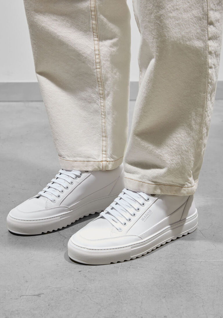 witte mason garments lage sneakers tia nuovo