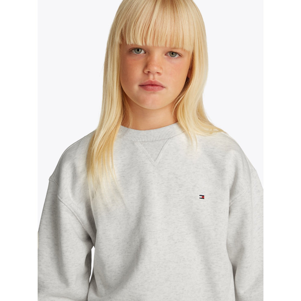 Køb Tommy Hilfiger Snow White Heather U Timeless Sweatshirt