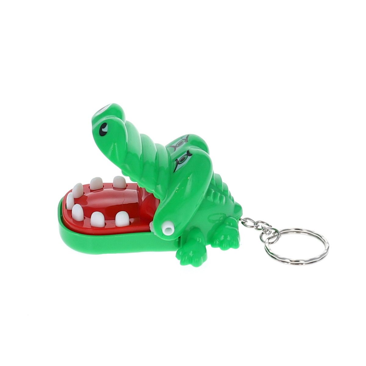 Porte-clés crocodile mordant Mercredi et Patati