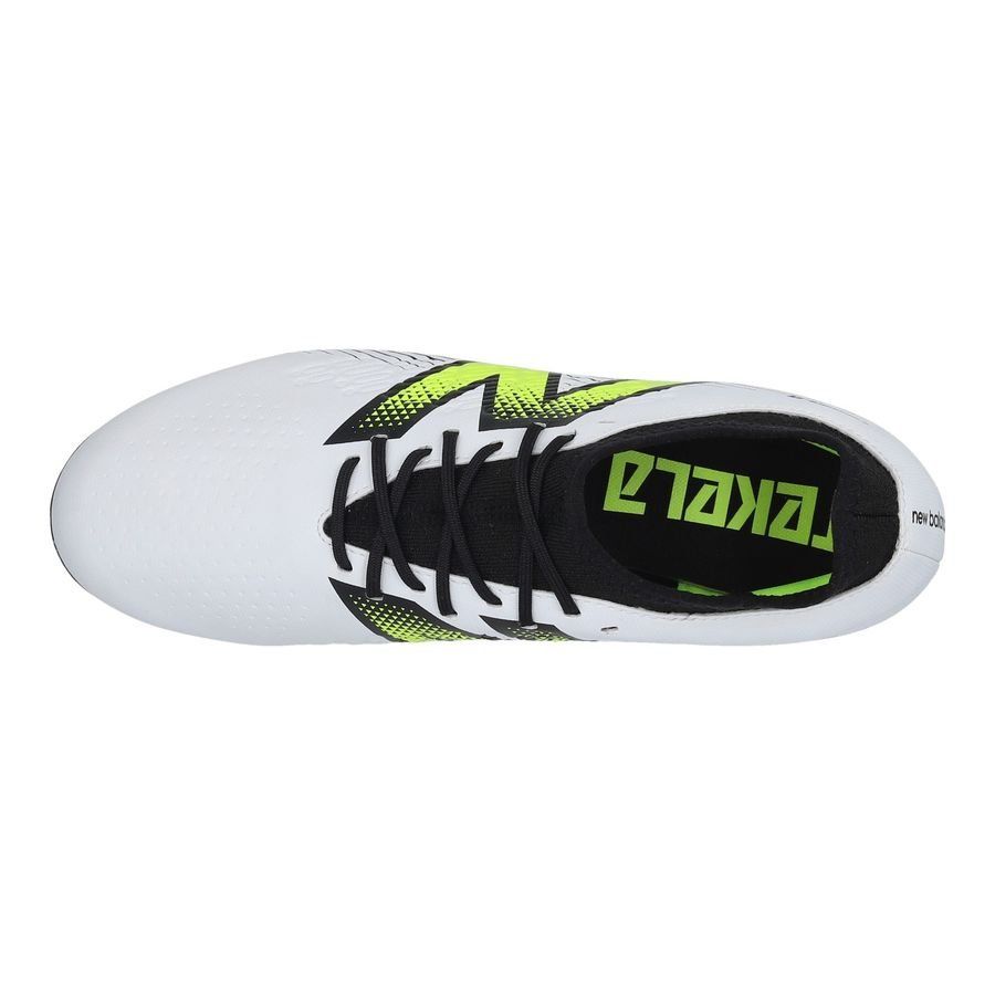 New Balance Tekela V4 Magique AG - Blanc/Violet/Jaune Fluo