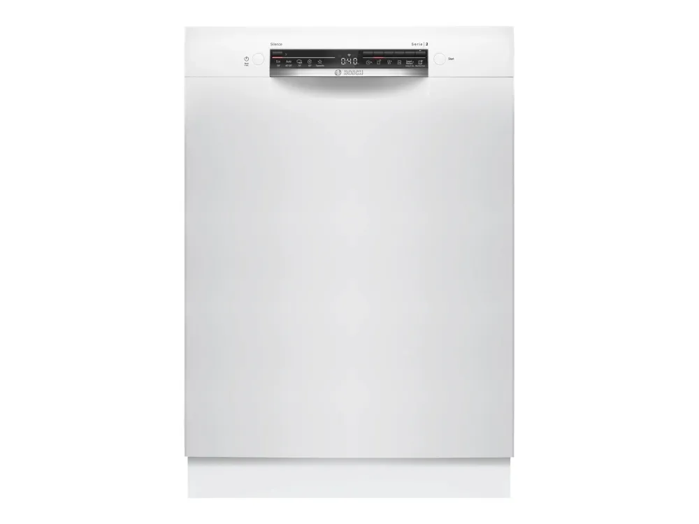 Bosch Serie | 2 SMU2HVW02S - Opvaskemaskine - til indbygning - Wi-Fi - Niche - bredde: 60 cm - dybde: 55 cm - højde: 81.5 cm - hvid