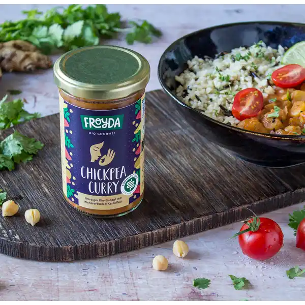 Bio Chickpea Curry Eintopf
