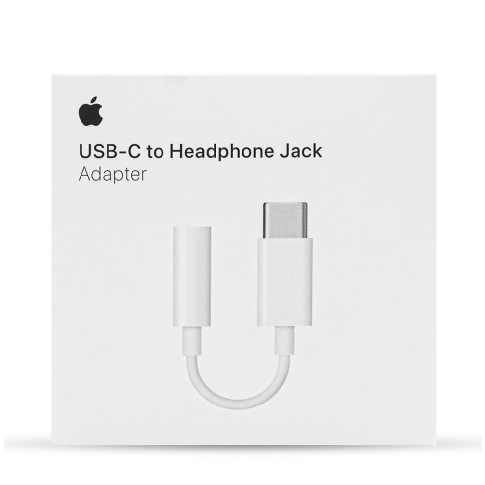 USB C auf 3.5mm AUX Klinke Adapter (MU7E2ZM/A) - Weiss