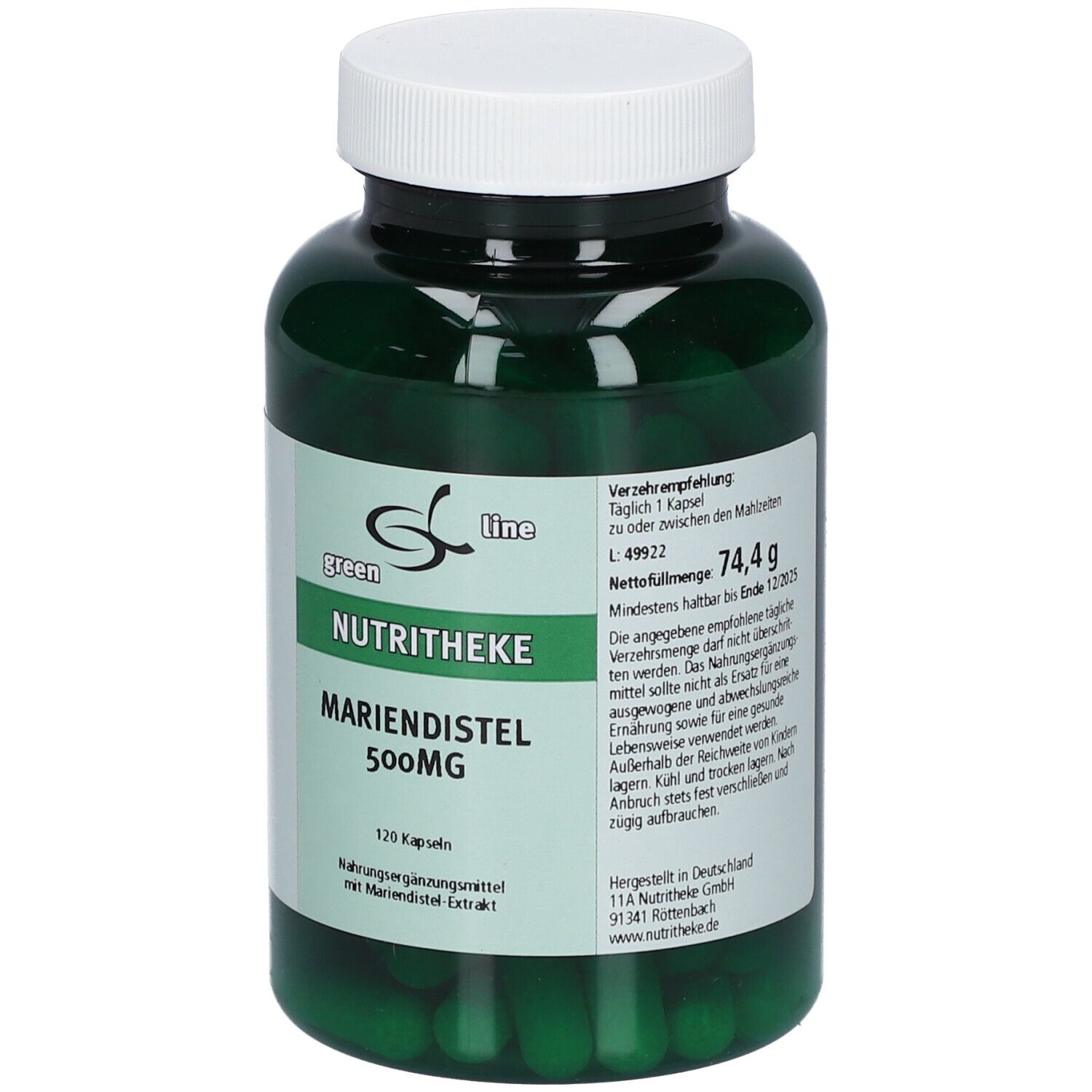 green line NUTRITHEKE MARIENDISTEL
