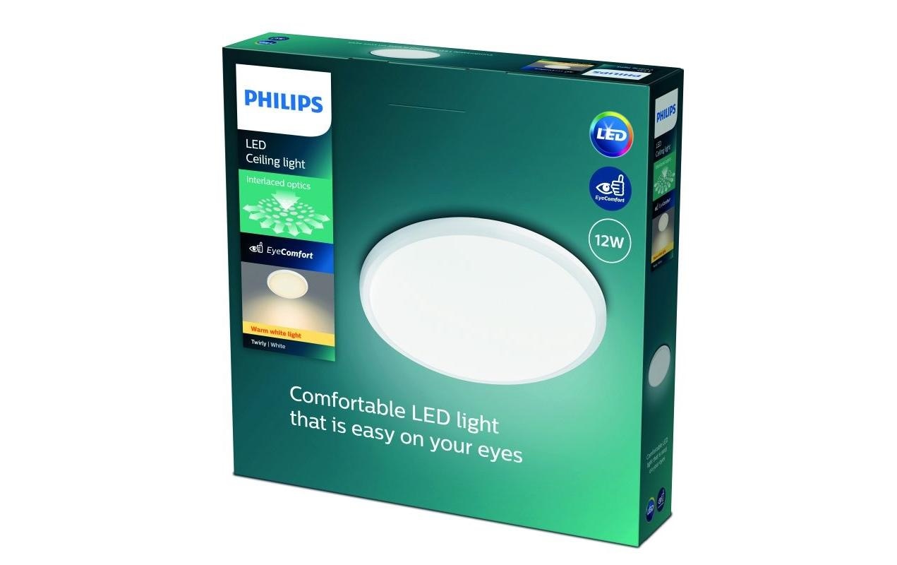Philips Deckenleuchte »Twirly 12 W,« Neutralweiss