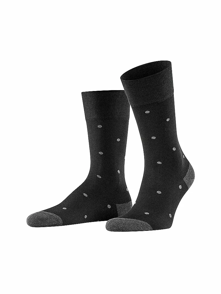 FALKE Socken Dot anthracite mel. grau