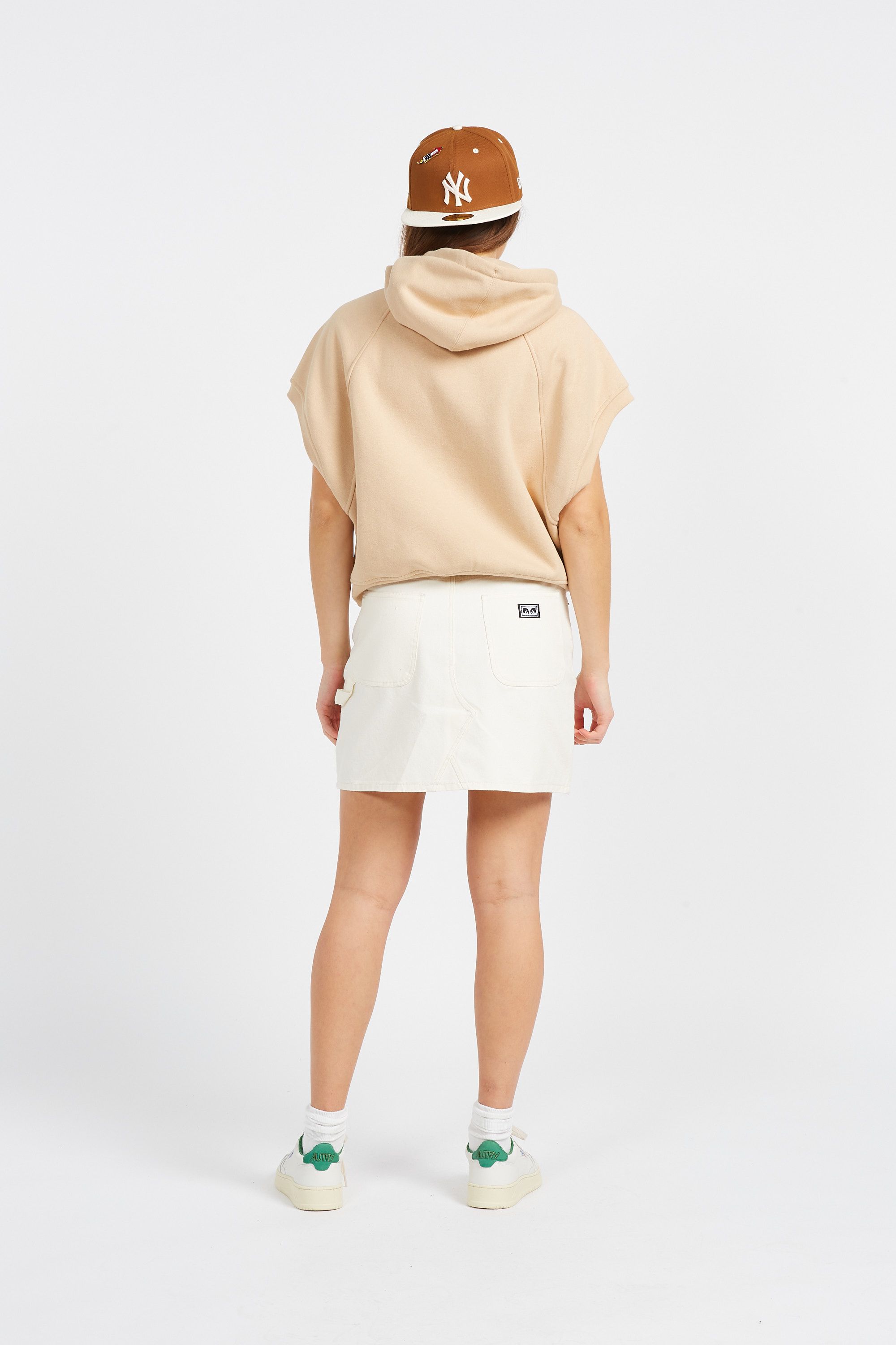 OBEY jupe BIBI CARPENTER Beige