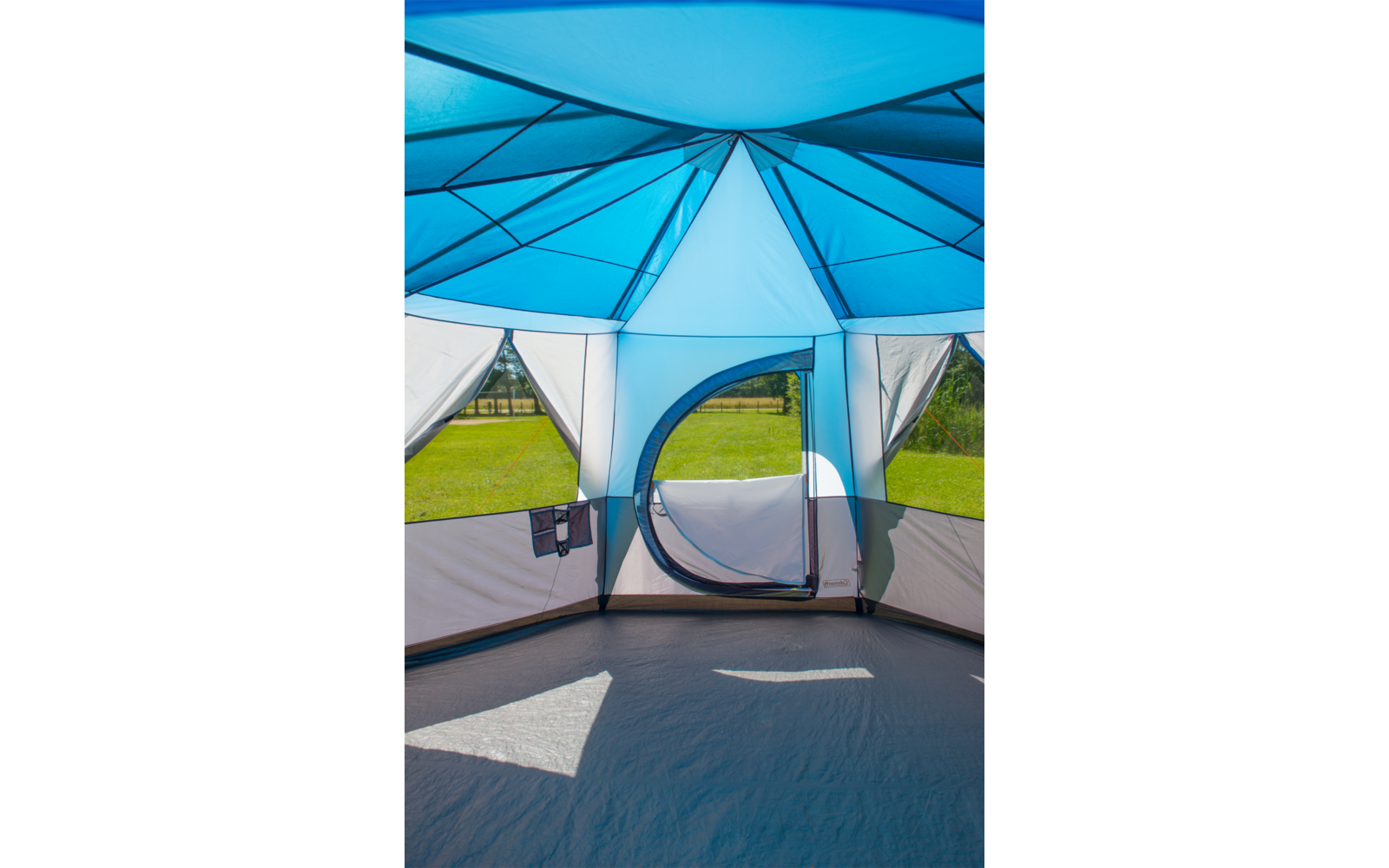 Coleman Octagon Familienzelt blau für 8 Personen